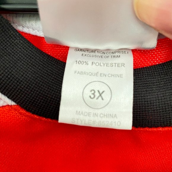 Vintage NHL Official Flames Jersey Mighty Mac Sports Boy's Kid's Unisex - Picture 7 of 9